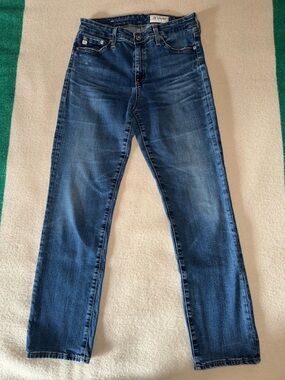 Ag Adriano Goldschmied Women's Mari High-Rise Slim Straight Jeans